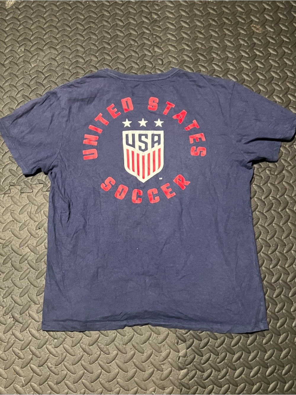 USA Soccer Graphic Tee - Navy Blue